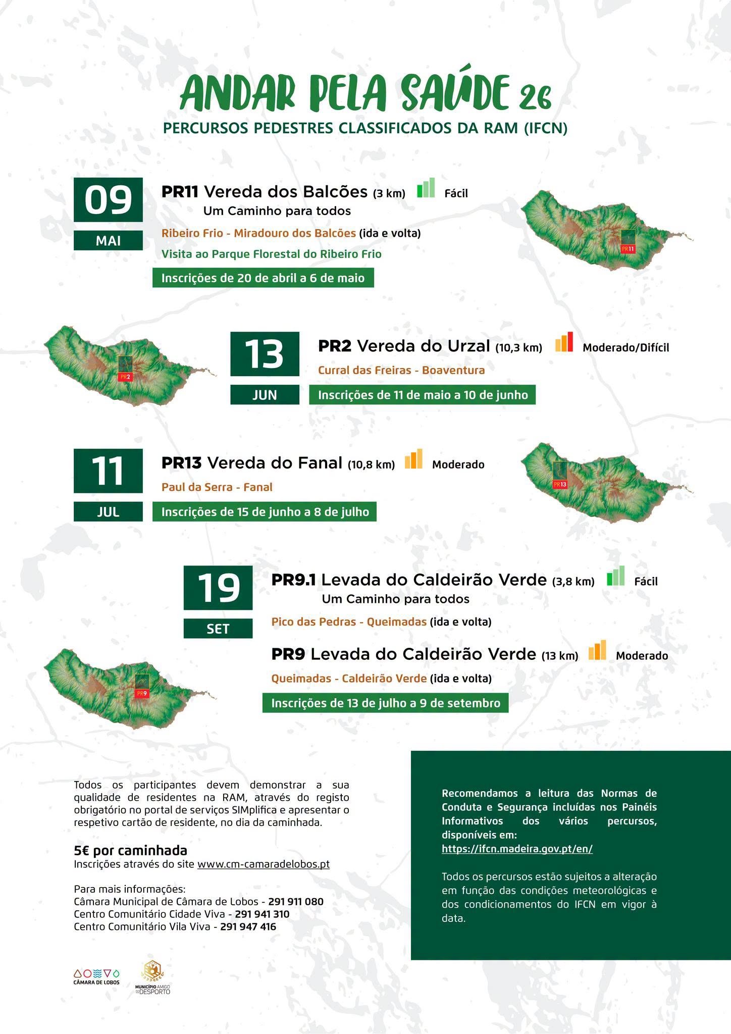 Programa 'Andar pela Saúde' 2026